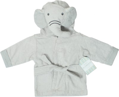 

Baby Elements Grey  Size Bath Robe(Hooded Bathrobe, For: Baby Boys & Baby Girls, Grey