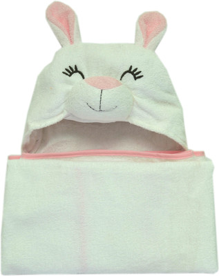 

Baby Elements Cotton Terry 320 GSM Bath Towel Set(White), Green