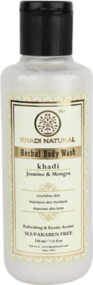 

Khadi Natural Organic Jasmine & Mogra Body Wash SLS & Paraben Free(210 ml)