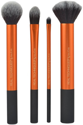 

Skywalk Foundation Cosmetic Makeup Brush Set - 4 Piece Set With Storage Pouch(Pack of 4)