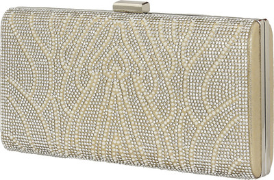 

LE CUERO Party Gold Clutch