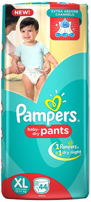 

Pampers Pampers Pants Style Baby Diapers Extra Large Size - 44 Pieces - XL(44 Pieces)