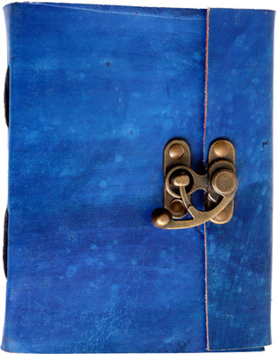 

Crafts A7 Diary(Handmade leather bdiary, Blue)