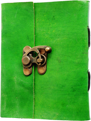 

Crafts A7 Diary(Handmade leather diary, Green)