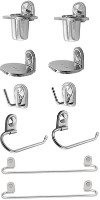 

Klaxon Stainless Steel Bathroom Set(Pack of 15)