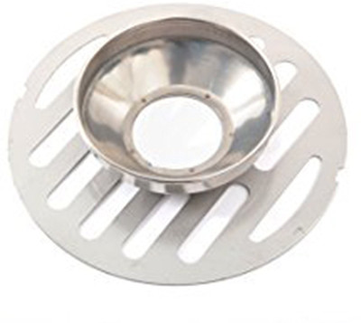 

Klaxon Floor Stainless Steel Push Down Strainer(15 cm Set of 1)