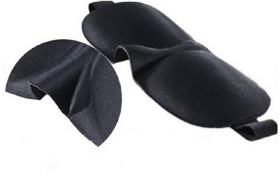 

Sukot Black 3D Style Eye Mask Sleep Rest Blindfold Eyemask Eye Shade(BLK)
