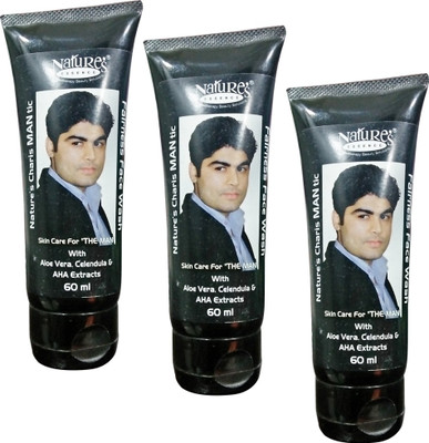 

Nature's Essence Men Fairness Face Wash Pack of 3 Face Wash(60 ml)