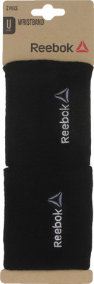 

REEBOK Wristband Fitness Band(Black, Pack of 2)
