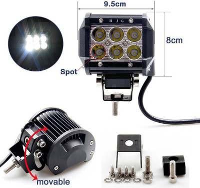 

MS Traders LED Fog Lamp Unit for Royal Enfield, KTM, Bajaj, TVS 7 Series