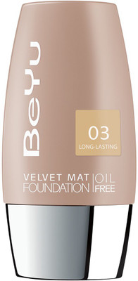 Beyu Velvet Mat Foundation OilFree- 03 Foundation(Peach, 30 ml)