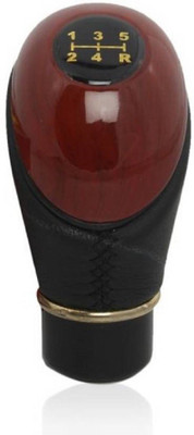 

Autofier Leather, Plastic Gear Knob For(Black)