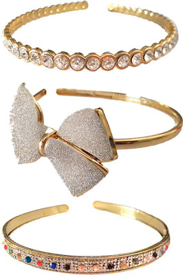 

rapidsflow Imported High Quality Comfortable Plastic Head Band(Gold)