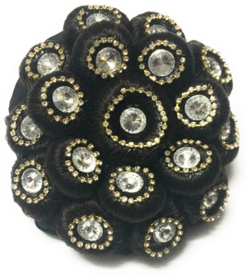 

Amkasy Studded Bun Bun(Brown)