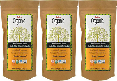 

radico Organic Amla, Ritha, Sikakai Powder (Set Of 3)(100 g)