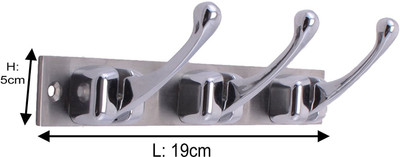 

Klaxon 3 - Pronged Hook Rail(Silver Pack of 1)