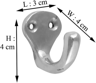

Klaxon 1 - Pronged Hook Rail(Silver Pack of 8)