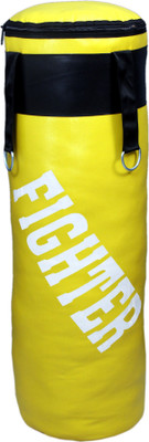 

Fighter yellow punching bag unfilled Boxing Kit