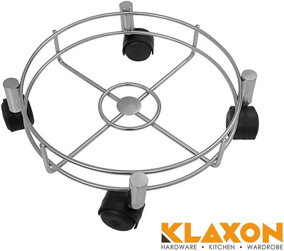 

Klaxon Cylinder Stand with wheels Stainless Steel Kitchen Trolley