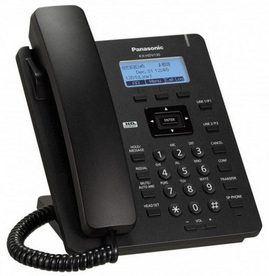 

Panasonic KX-HDV130SXB Corded Landline Phone(Black)