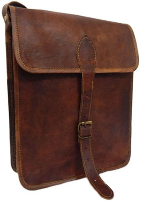 

Anshika International 13 inch Expandable Laptop Messenger Bag(Brown)