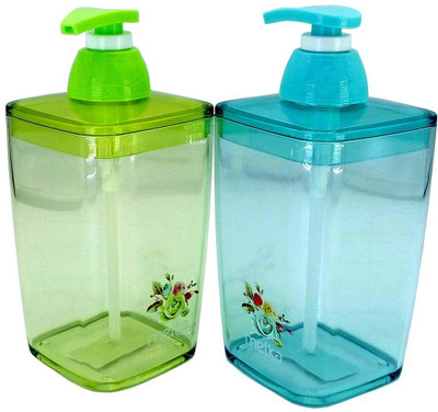 

Skywalk 2 Pc Best Quality Acrylic Liquid Soap & Shampoo Dispenser 100 ml Soap Dispenser(Multicolor)