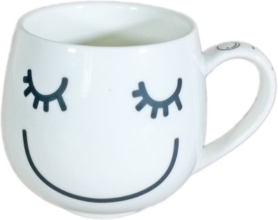 

Babysid Collections Happy Smile Porcelain Mug(250 ml), Multicolor