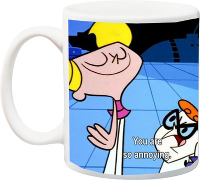 

Stylotrendz Perfect gift for Sister You are So Annoying Printed Ceramic Mug(325 ml), White
