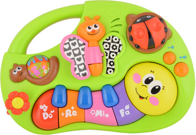 

Miss & Chief Finger Illuminating and Learning Piano with Music/Light/Story Toy For Baby(Multicolor)