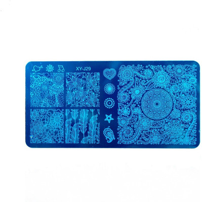 

STZ Nail Art Mixed Design Stamping Plate, xyj-29.(steel)