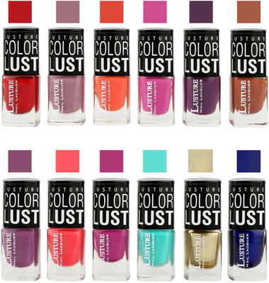 

Ramble Charming Shades Nail Polish Combo Set Blue(Pack of 12)