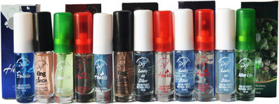 

DSP Assorted Pocket Perfume 12 Pieces Eau de Parfum - 120 ml(For Men & Women)