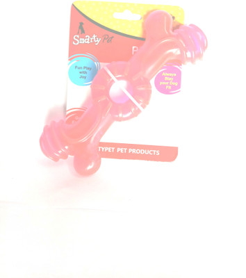 

pawsitively Non Toxic Jelly Bone With Hole Dog Toy (Color May vary) Rubber Bone For Dog
