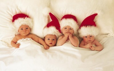 

Lovely Cute Little Smiling Babies Christmas Day for Room Wall Poster 12 * 18 inch HD Quality Material - Gloss paper Paper Print(12 inch X 18 inch, Rolled)