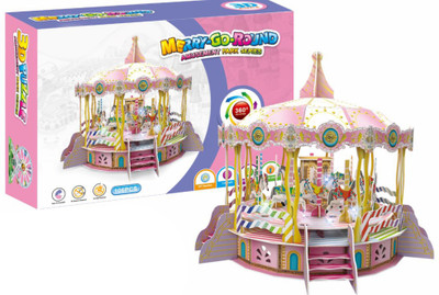 

Miss & Chief Electronic 3D Puzzle-Merry-Go-Round(106 Pieces)