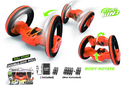 

Miss & Chief 2Rounds R/C Big Wheel Stunt Car(Orange)