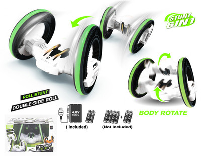 

Miss & Chief 2Rounds R/C Big Wheel Stunt Car(White)