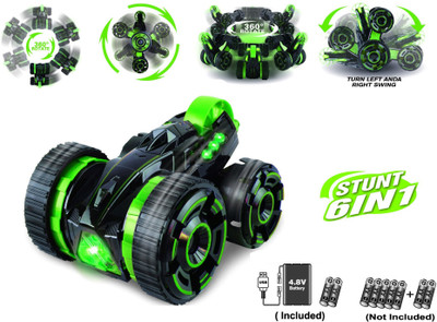 

Miss & Chief 5Rounds R/C Stunt Car On Double-Faced(Green)