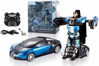 

Miss & Chief Bugatti Transformer RC car Blue(Blue)