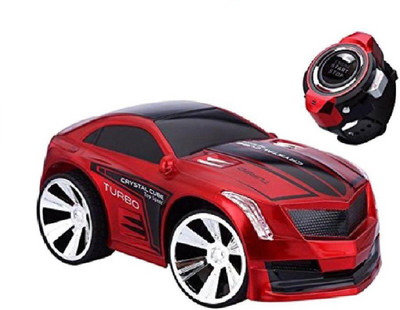 

KidsBazaar 2.4Ghz Voice Command Smart Watch Controlled High Speed RC Race Car with LED Head Lights Assorted Colors(Red)