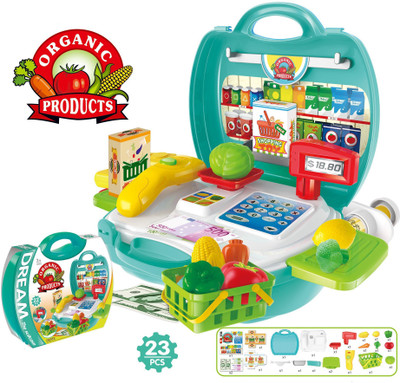 

Miss & Chief 23 PCS KIDS PLAY SUPER MARKET