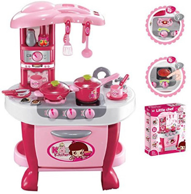

Toy House Touch with induce kitchen set with Light & Sound