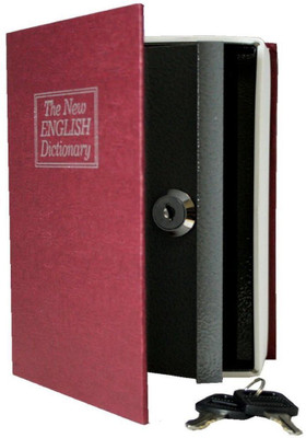 

Sukot English Dictionary Book Safe Cash Money Box Secret Security Jewelry Key Locker Safe Locker(Key Lock)