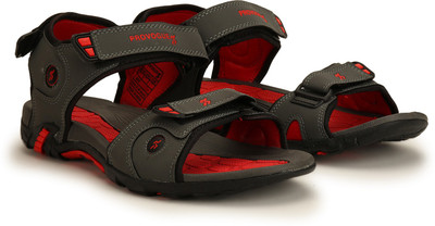 

Provogue Men D.Gray-Red Sports Sandals