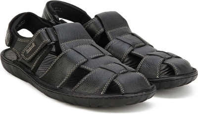 

Bata Men Black Sandals