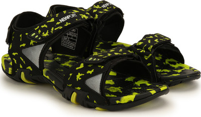 

Newport Men Black-Cemo Sports Sandals