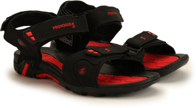 

Provogue Men Black-Red Sports Sandals