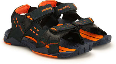 Provogue Men Blue-Orange Sports Sandals