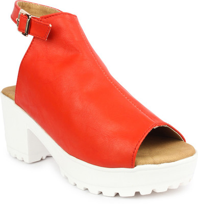 

London Steps Women Red Heels