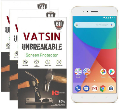 

Vatsin Impossible Screen Guard for Mi A1, Transparent